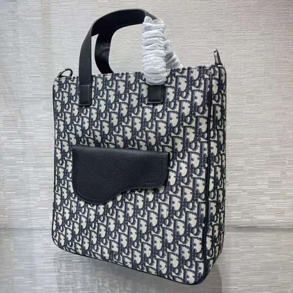 Dior Saddle Tote Bag With Shoulder Strap for Men