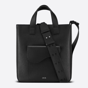 Mens tote bag with shoulder outlet strap