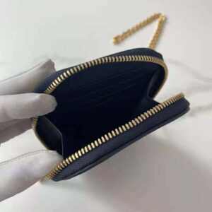 30 Montaigne Phone Holder Blue Dior Oblique Jacquard