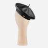 Dior Women D-Dream Beret Black Lambskin