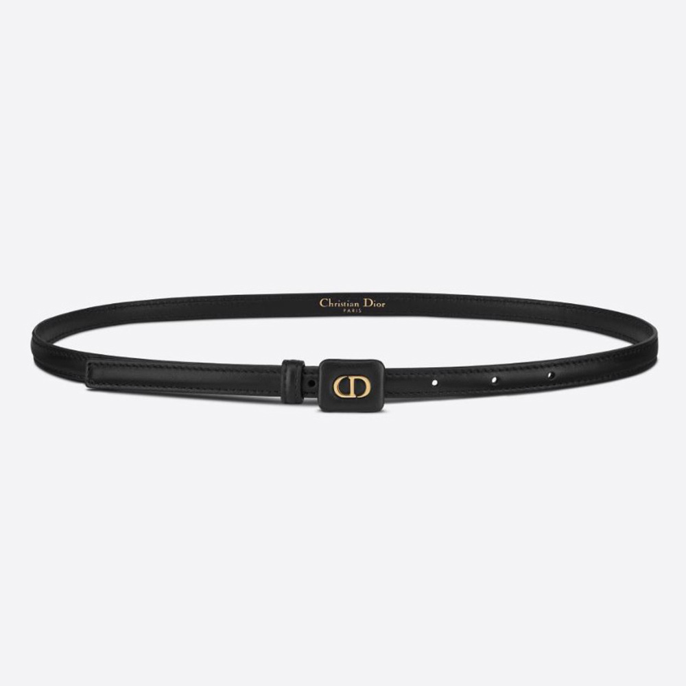 Miss Dior Belt Black Smooth Calfskin, 20 MM