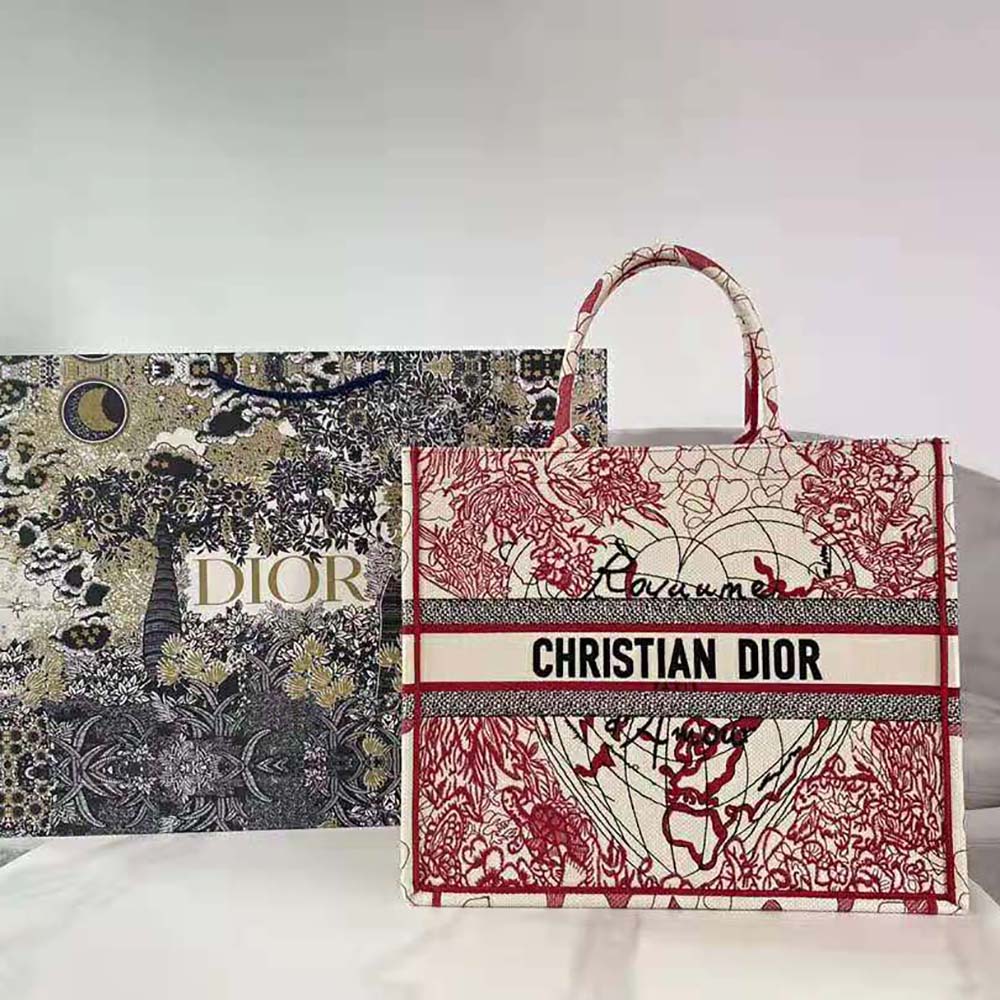 Dior Pre-owned Medium Royaume d'Amour Book Tote Bag