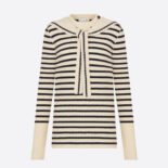 Dior Women Mariniere Sweater with Removable Collar