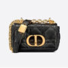 Dior Women Micro Dior Caro Bag Black Supple Cannage Calfskin 9 Dior Women Micro Dior Caro Bag Black Supple Cannage Calfskin