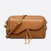 Dior Women Saddle Double Pouch Goatskin-brown