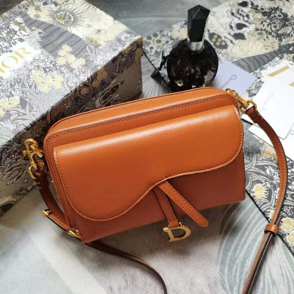 Saddle Multifunction Pouch Brown  Womens Dior Travel ⋆ Rincondelamujer