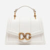 Dolce Gabbana D&G Women Amore Bag in Calfskin Leather-White