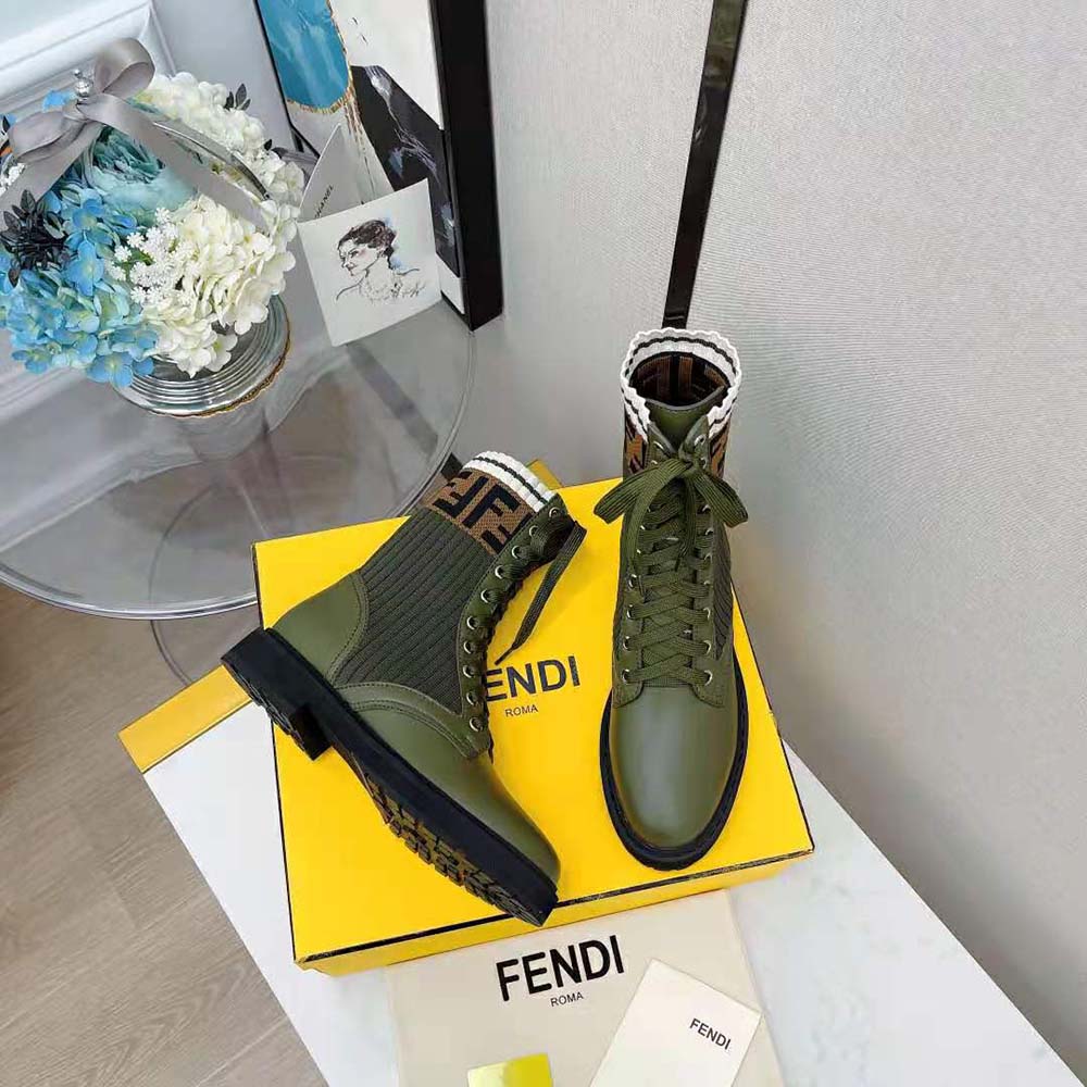 green fendi boots