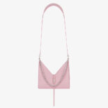 Givenchy Women Small Cut Out Bag in Box Leather with Chain-Pink