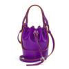 Loewe Women Nano Balloon Bag in Nappa and Calfskin-Purple