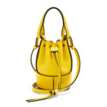 Loewe Women Nano Balloon Bag in Nappa and Calfskin-Yellow