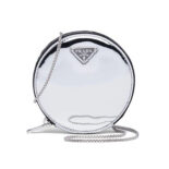 Prada Women Brushed Leather Mini-Pouch