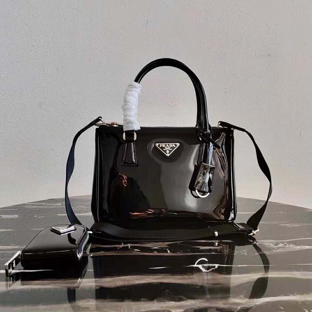 prada galleria brushed leather bag