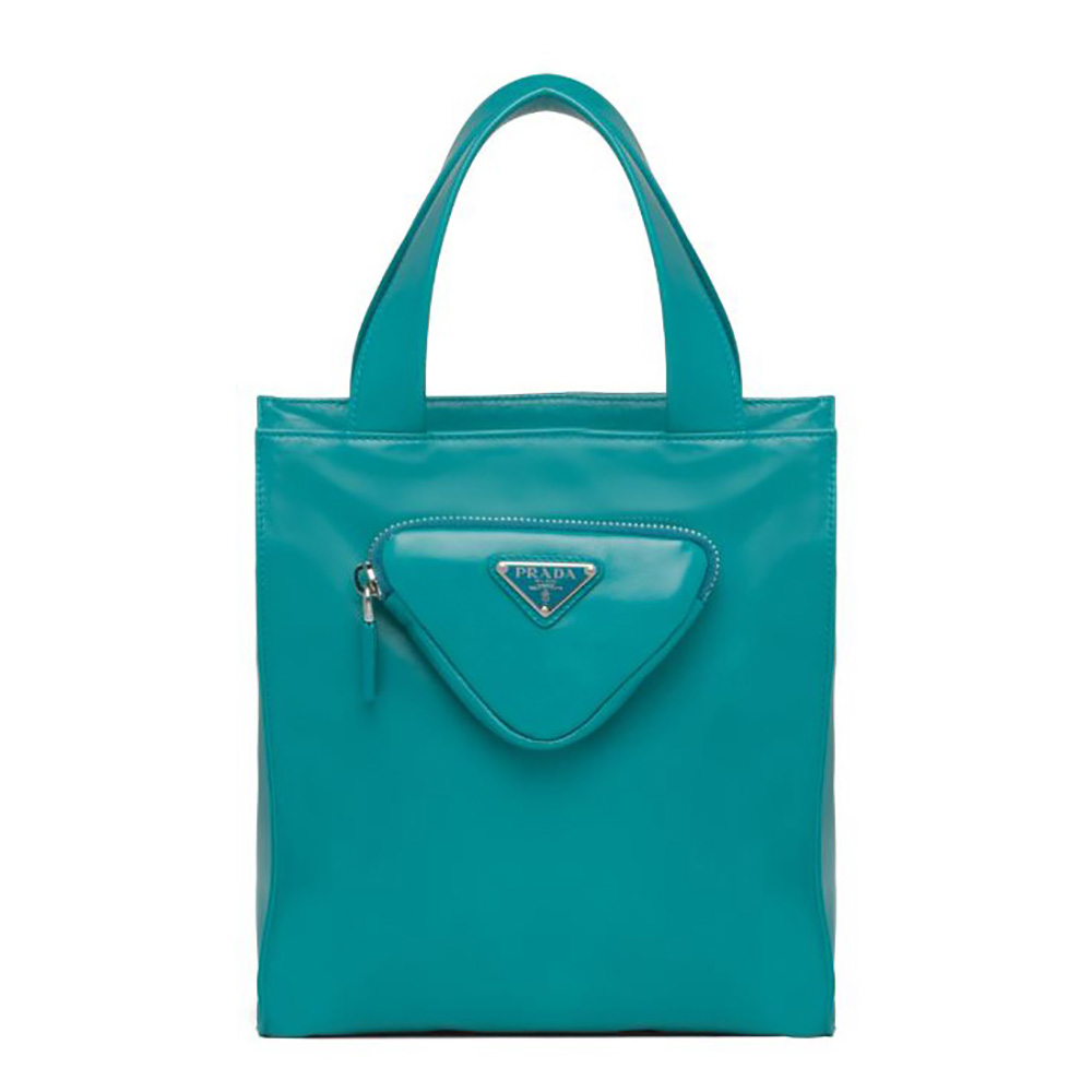 Prada Women Nappa Leather Tote BagLime