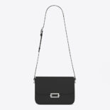 Saint Laurent YSL Women LE Pave Satchel in Smooth Leather