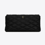 Saint Laurent YSL Women Sade Puffer Envelope Clutch in Lambskin