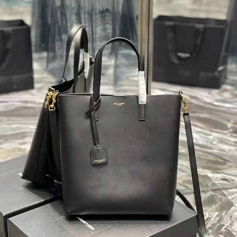Women's Toy N/s Leather Shopping Bag by Saint Laurent
