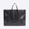 Balenciaga Women Barbes Large East-West Shopper Bag-Black