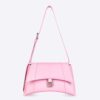 Balenciaga Women Downtown Small Shoulder Bag in Pink