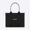 Balenciaga Women Hardware Small Tote Bag With Strap-black