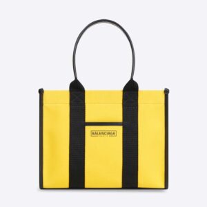 Balenciaga Women Hardware Small Tote Bag With Strap in Yellow