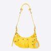 Balenciaga Women Le Cagole XS Shoulder Bag in Yellow