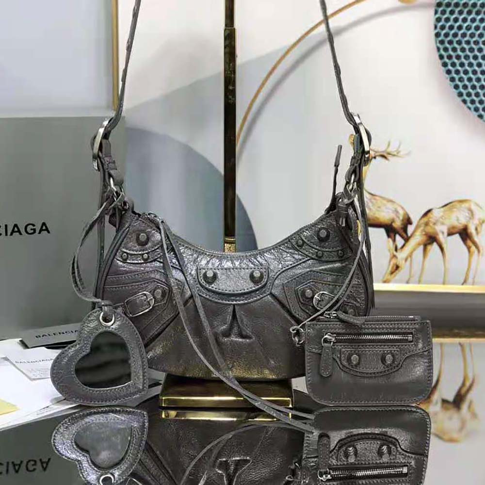 Balenciaga Women Le Cagole XS Shoulder Bag-Black 3 Balenciaga Women Le Cagole XS Shoulder Bag-Black - Image 3