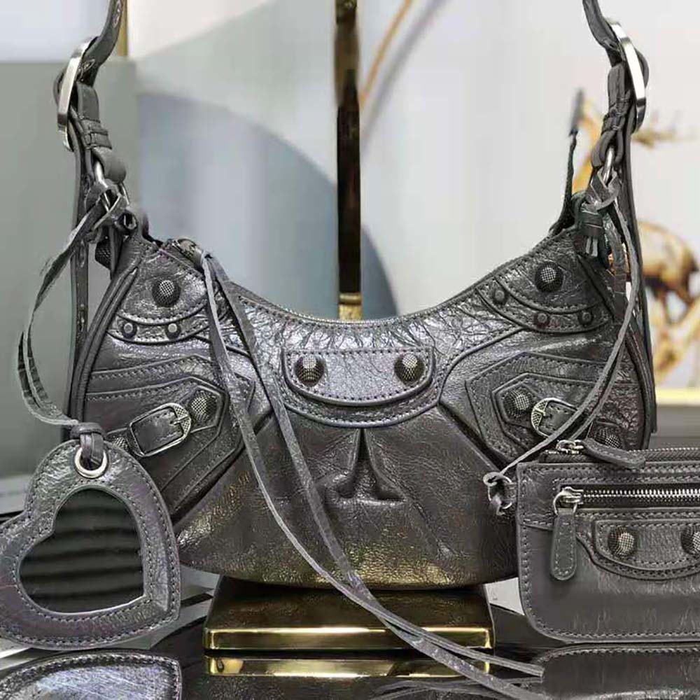 Balenciaga Women Le Cagole XS Shoulder Bag-Black 4 Balenciaga Women Le Cagole XS Shoulder Bag-Black - Image 4