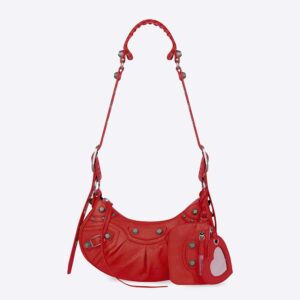 Balenciaga Women Le Cagole XS Shoulder Bag in Red