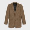 Celine Women Classic Jacket in Checked Tweed