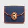 Celine Women Clutch Sulky in Denim and Calfskin 10 Celine Women Clutch Sulky in Denim and Calfskin