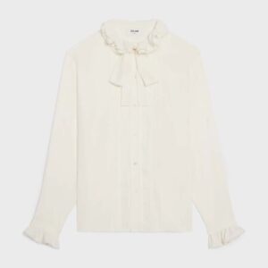 Celine Women Loose Shirt in Broderie Anglaise