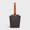 Celine Women Strap Box in Triomphe Canvas and Calfskin
