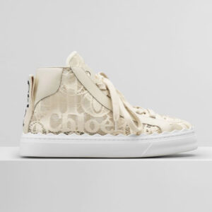 Chloe Women Lauren High-Top Sneaker in Lace