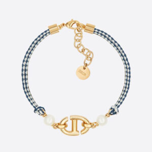 Dior Women CD Navy Bracelet Gold-Finish Metal