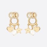 Dior Women Clair D Lune Earrings Gold-Finish Metal