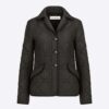 Dior Women Macrocannage Bar Jacket Black Quilted Technical Taffeta