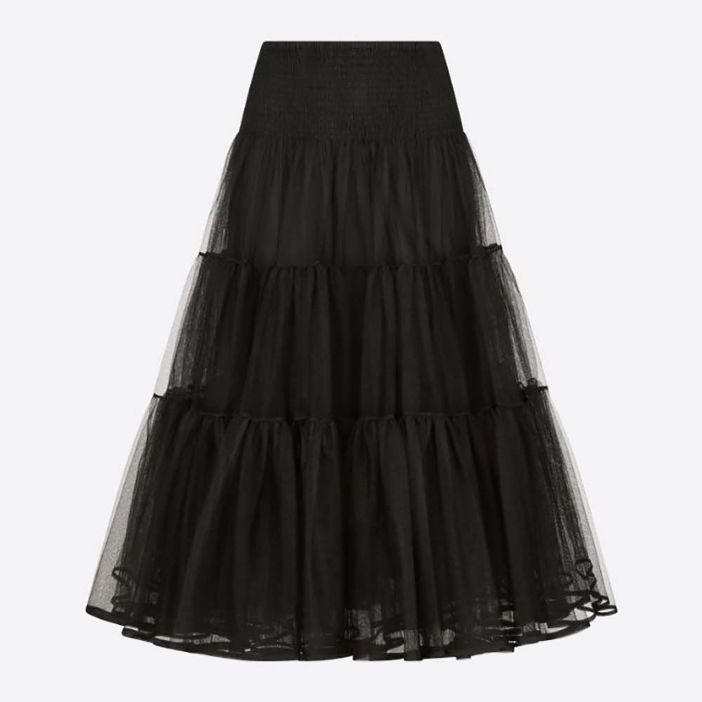 dior skirt black