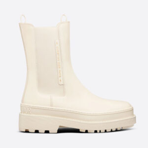 Dior Women Trial Ankle Boot White Calfskin