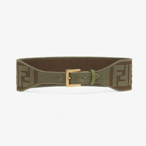 Fendi Women Canvas High Waist Belt 6 cm