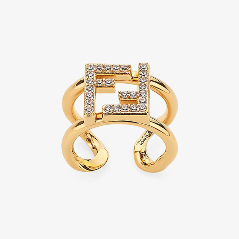 Fendi Women O’lock Gold-Colored Ring