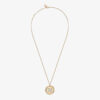 Fendi Women Karligraphy Gold-Colored Necklace