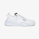 Fendi Women Sneakers White Caiman Low-Tops