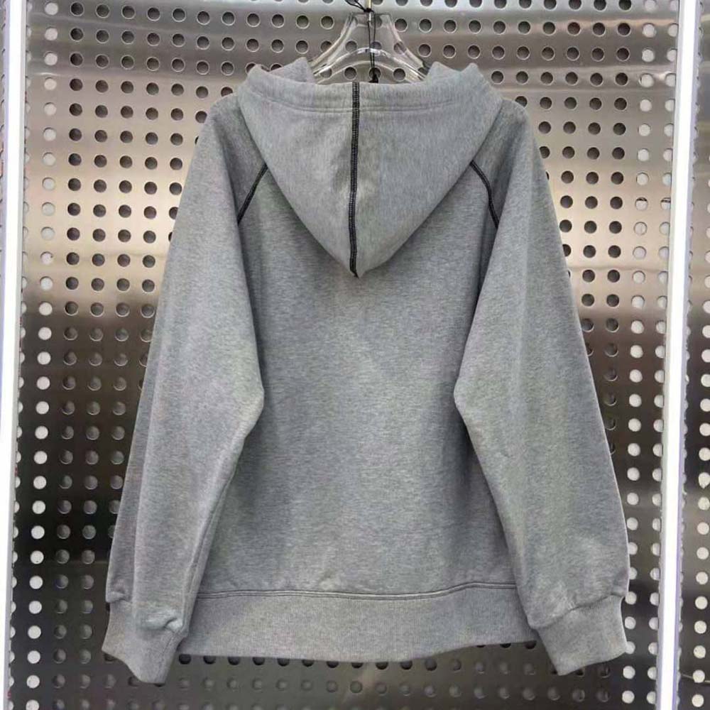 Prada Women Oversized Hoodie with Re-Nylon Inserts 3 Prada Women Oversized Hoodie with Re-Nylon Inserts - Image 3