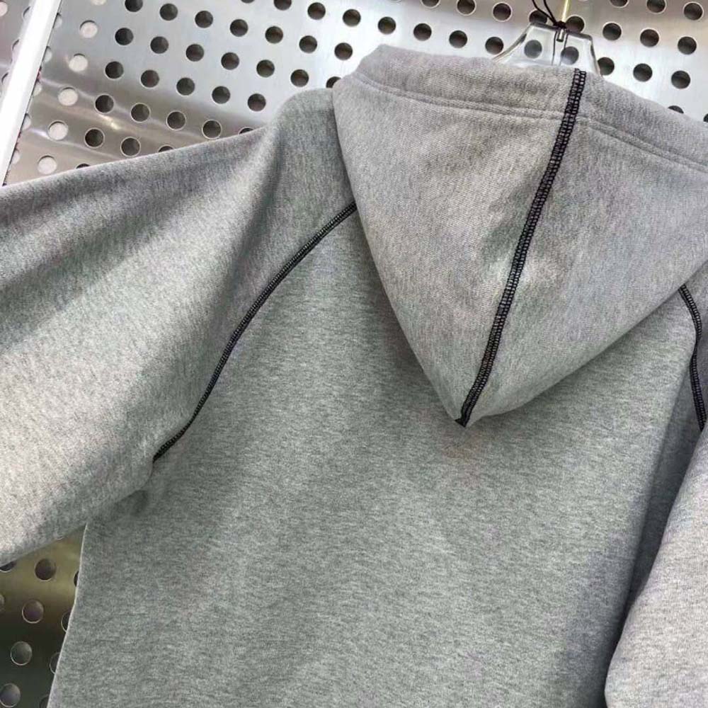 Prada Women Oversized Hoodie with Re-Nylon Inserts 5 Prada Women Oversized Hoodie with Re-Nylon Inserts - Image 5