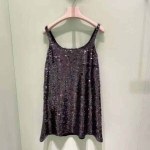 Prada Women Sequin Embellished Cigaline Minidress 4 Prada Women Sequin Embellished Cigaline Minidress (2)