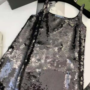 Prada Women Sequin Embellished Cigaline Minidress 7 Prada Women Sequin Embellished Cigaline Minidress (4)
