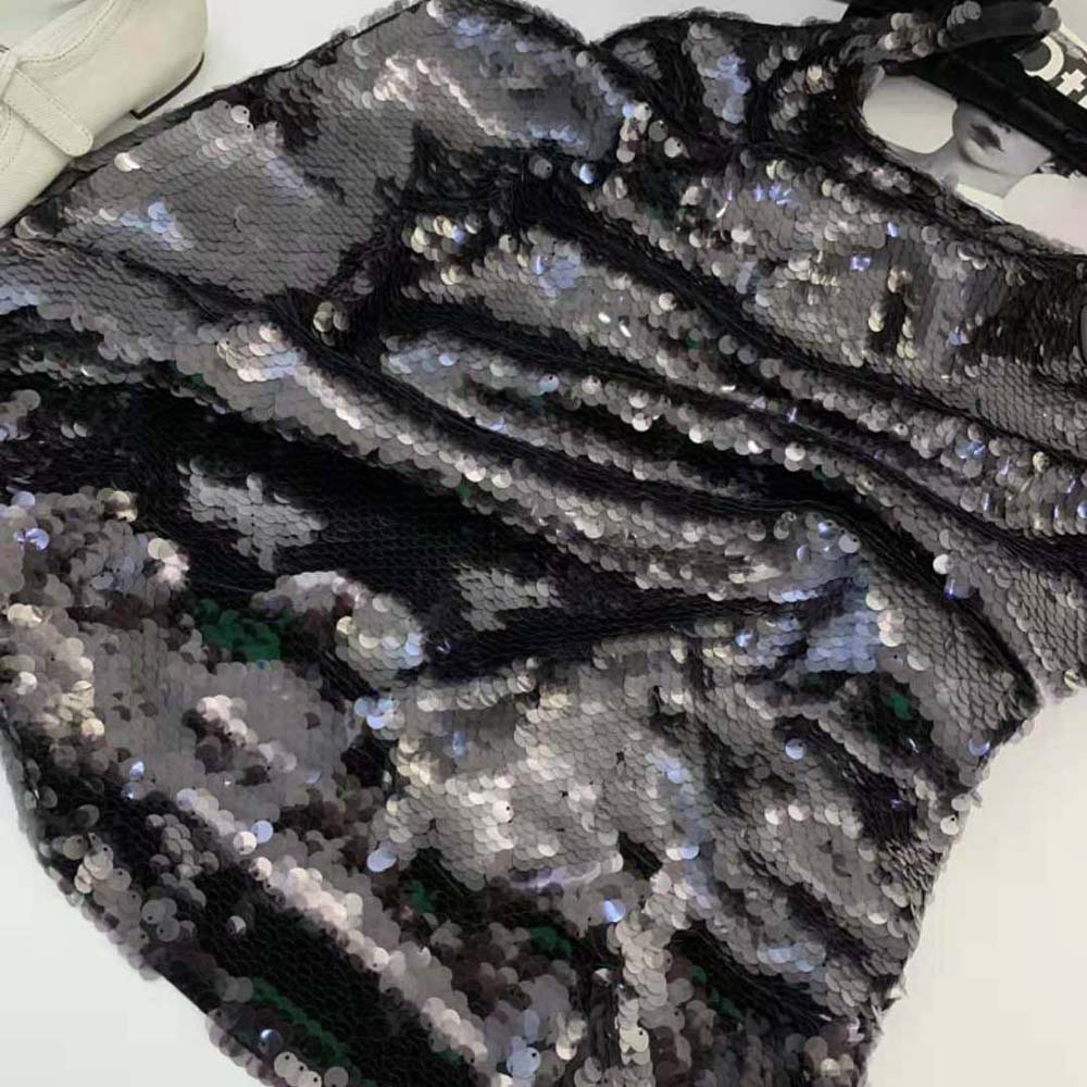Prada Women Sequin Embellished Cigaline Minidress (6) Prada Women Sequin Embellished Cigaline Minidress