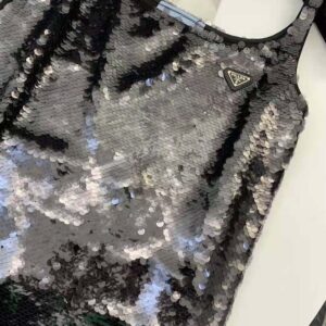 Prada Women Sequin Embellished Cigaline Minidress 8 Prada Women Sequin Embellished Cigaline Minidress (7)
