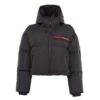 Prada Women Technical Nylon Puffer Jacket-Black